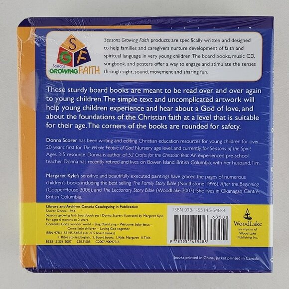 Seasons Growing Faith Boardbook Set of 5 Donna Scorer - Picture 5 of 7